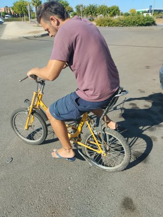 Bicicleta Motoretta-2 G.A.C. Amarilla