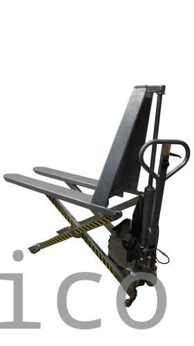 Transpaleta Tijera Galvanizada Eléctrica - 1000 Kg