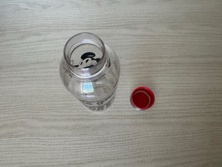 Botella Mickey Mouse Transparente