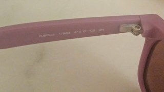 Occhiali da sole da bambino Ray-Ban viola
