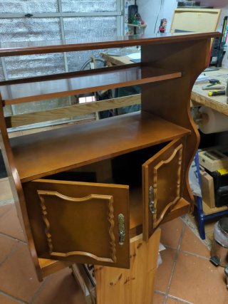 Mueble auxiliar madera TV