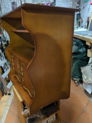 Mueble auxiliar madera TV