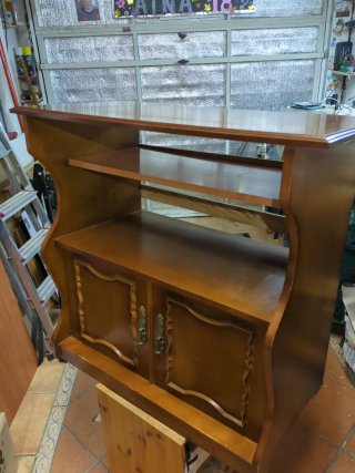 Mueble auxiliar madera TV