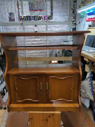 Mueble auxiliar madera TV