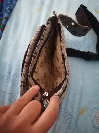 Marsupio multi tasche beige/marrone