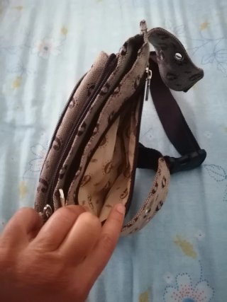Marsupio multi tasche beige/marrone
