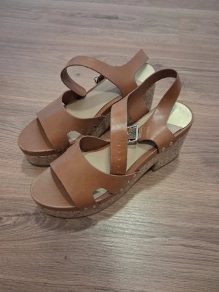 Sandalias Stradivarius Marrones Talla 39