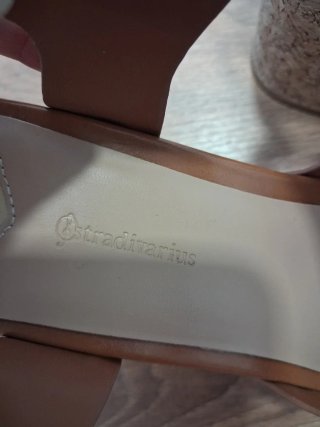 Sandalias Stradivarius Marrones Talla 39