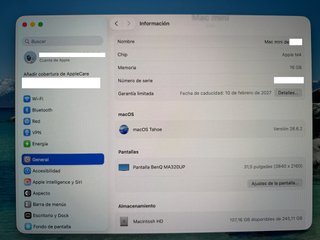 Mac Mini M4 16GB 256GB + Teclado y Ratón Apple
