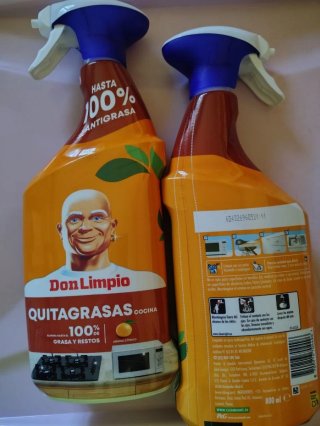 Lote Don Limpio Quitagrasas Cocina Aroma Cítrico