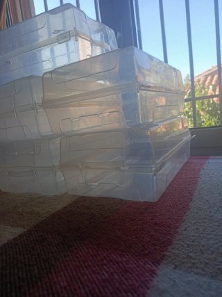 Lote 7 Cajas transparentes para almacenar lo que q