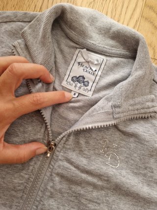 Felpa con zip Heach Dolls taglia 8 anni