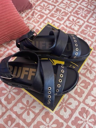 Sandalias Buffalo negras talla 40