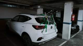 Portabicicletas 3 bicis plegable