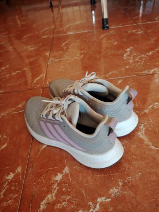 Adidas Bambas Grises y Rosas