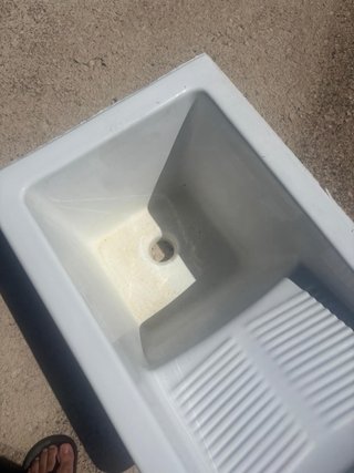 Pila de plástico blanca