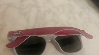 Occhiali da sole Ray-Ban borgogna