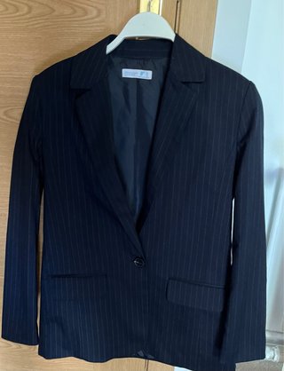 Americana de traje negra