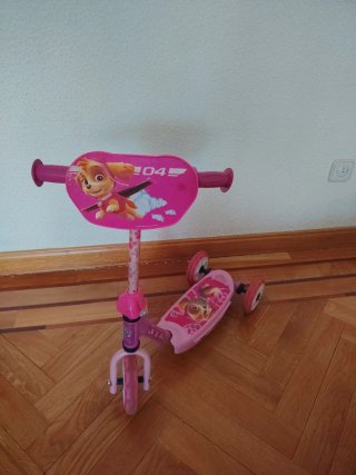 Patinete infantil Paw Patrol hasta 4 años