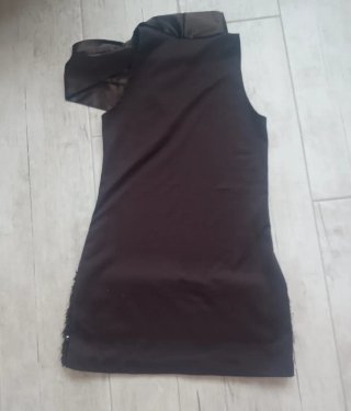 Vestido marrón chocolate