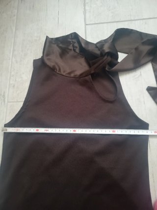 Vestido marrón chocolate