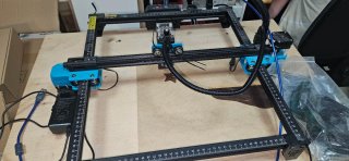 Grabador Láser 5W Negro y Azul