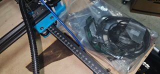 Grabador Láser 5W Negro y Azul