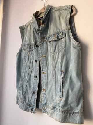 Chaleco Vaquero Desgastado Lefties talla XL