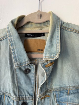 Chaleco Vaquero Desgastado Lefties talla XL