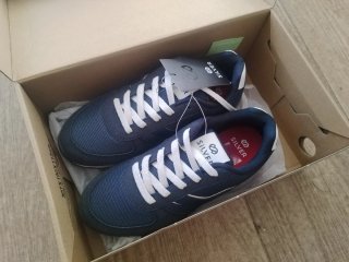 Zapatillas niño Silver azul y blanco