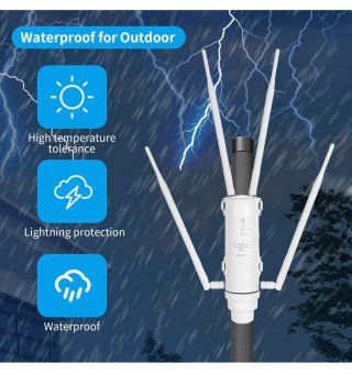 Antena WiFi Exterior Flashowl AC1200