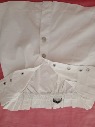 Falda Zara Blanca Talla M