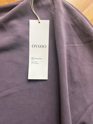 Sudadera Oysho Talla M Morado