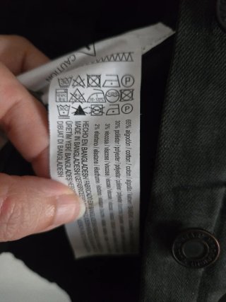 Chaqueta Vaquera Pull & Bear Negra Talla L