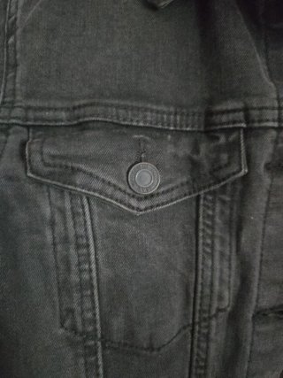 Chaqueta Vaquera Pull & Bear Negra Talla L