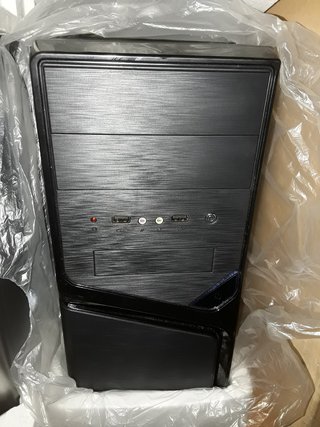 Case ATX nero satinato
