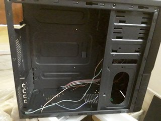 Case ATX nero satinato