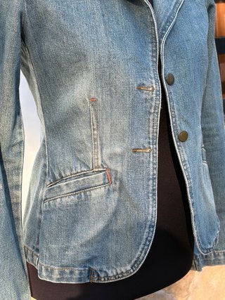 Blazer Zara azul