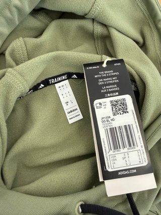 Felpa Adidas verde oliva taglia S