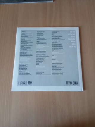 Vinilo Elton John A Single Man