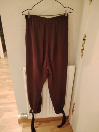 Pantalón Zara bombacho lazo XS