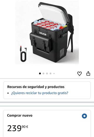 Nevera Portátil Coche 13L VEVOR