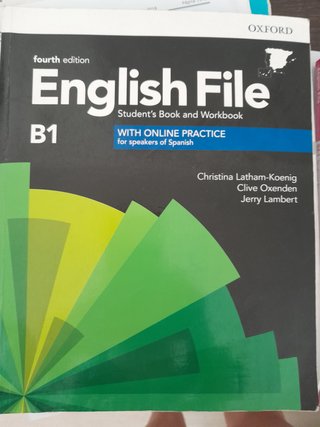 B1.2. Libro de inglés Escuela Oficial de Idiomas.