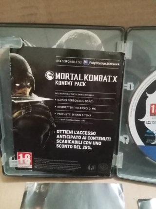 Mortal Kombat X PS4 Steelbook + Disco
