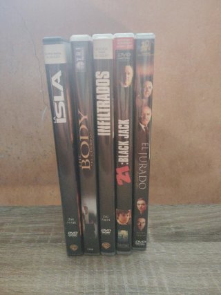 Lote 5 Películas DVD (Inglés/Español)