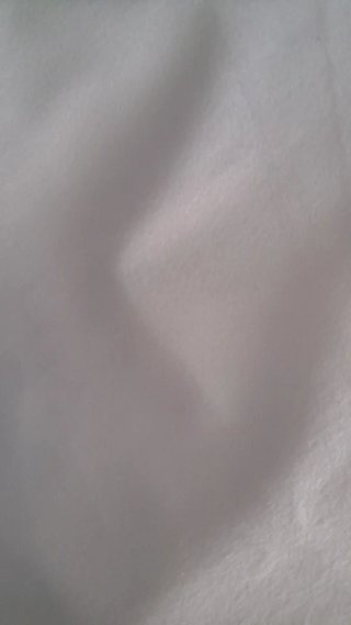Tela terciopelada blanca