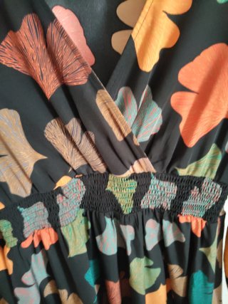 Vestido estampado otoño