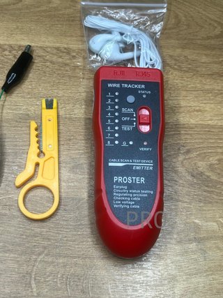 Comprobador de Cables RJ45 RJ11 Proster