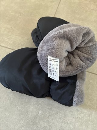 Manoplas para carrito de bebé negras