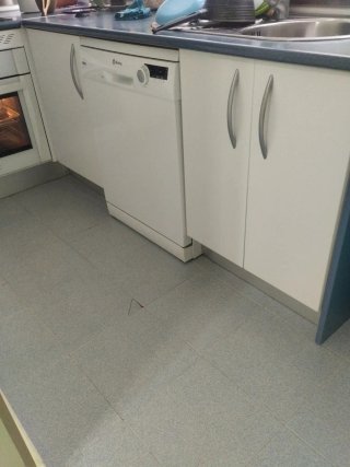 Puertas de Muebles Cocina Azul y Blanco